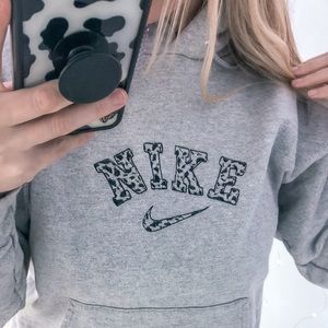Cow Print Nike Hoodie